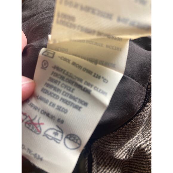 Valentino Vintage 70s Jacket Wool Blend Tweed & Knit ~ So Groovy ~ Sz 14 - Picture 10 of 10